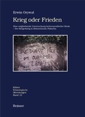 Cover: Krieg oder Frieden - Reimer Verlag