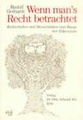 Cover: Wenn man's Recht betrachtet - Otto Schmidt Verlag