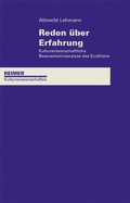 Cover: Reden &uuml;ber Erfahrung - Reimer Verlag