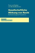 Cover: Gesellschaftliche Wirkung von Recht - Reimer Verlag