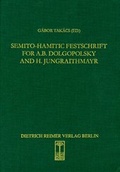 Cover: Semito-Hamitic Festschrift for A.B. Dolgopolsky and H. Jungraithmayr - Reimer Verlag