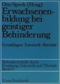 Cover: Erwachsenenbildung bei geistiger Behinderung - Ernst Reinhardt Verlag