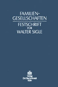 Abbildung von: Familiengesellschaften - Otto Schmidt Verlag