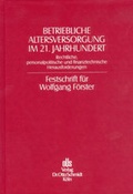 Cover: Betriebliche Altersversorgung im 21. Jahrhundert - Otto Schmidt Verlag