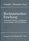 Abbildung von: Rechtstatsachenforschung - Otto Schmidt Verlag