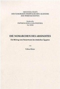 Cover: Die Nomarchen des Asinoites - Brill Deutschland