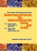 Cover: Bewertungskriterien f&uuml;r Industrieminerale, Steine und Erden - Schweizerbart'sche, E.