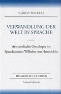 Cover: Verwandlung der Welt in Sprache - Brill Deutschland GmbH
