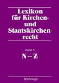 Cover: Lexikon f&uuml;r Kirchen- und Staatskirchenrecht / Lexikon f&uuml;r Kirchen- und Staatskirchenrecht - Brill | Sch&ouml;ningh