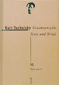 Cover: Gesamtausgabe Texte und Briefe 10 - Rowohlt