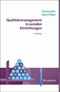 Cover: Qualit&auml;tsmanagement in sozialen Einrichtungen - Ernst Reinhardt Verlag