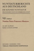 Cover: Nuntius Pietro Francesco Montoro - Brill | Sch&ouml;ningh