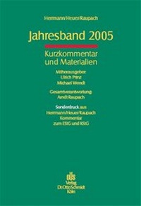 Abbildung von: Kurzkommentar und Materialien zu den Steueränderungsgesetzen 2004 - Jahresband 2005 - Otto Schmidt Verlag