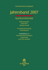 Abbildung von: Herrmann /Heuer /Raupach-Jahresband 2007. Kurzkommentar - Otto Schmidt Verlag