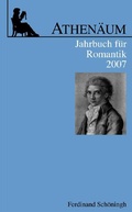 Cover: Athen&auml;um Jahrbuch f&uuml;r Romantik - Brill Deutschland