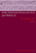 Cover: Kirchenmusikalisches Jahrbuch. Herausgegeben im Auftrag der G&ouml;rres-Gesellschaft und in Verbindung mit dem Allgemeinen C&auml;cilien-Verband f&uuml;r Deutschland - Brill Deutschland