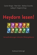 Cover: Heydorn lesen! - Brill Deutschland