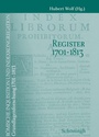 Cover: Register 1701-1813 - Brill Deutschland