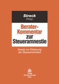 Cover: Berater-Kommentar zur Steueramnestie - Otto Schmidt Verlag