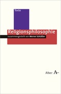 Cover: Religionsphilosophie - Karl Alber Verlag