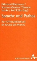 Cover: Sprache und Pathos - Karl Alber Verlag