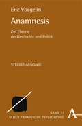 Cover: Anamnesis - Karl Alber Verlag