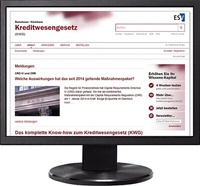 Bild vergrößern Bild: Kreditwesengesetz (KWG) - Jahresabonnement bei Kombibezug Print und Datenbank - Erich Schmidt Verlag