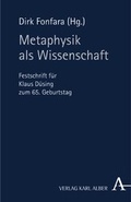 Cover: Metaphysik als Wissenschaft - Karl Alber Verlag