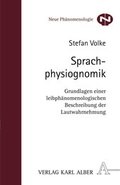 Cover: Sprachphysiognomik - Karl Alber Verlag