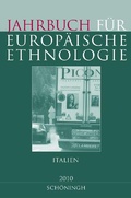 Cover: Jahrbuch f&uuml;r Europ&auml;ische Ethnologie Dritte Folge 5 (2010) - Brill Deutschland
