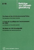 Bild: Die Basis der UN-Umweltpolitik - Erich Schmidt Verlag