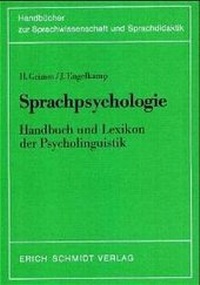 Abbildung von: Sprachpsychologie - Erich Schmidt Verlag