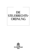 Cover: Die Steuerrechtsordnung, Band 3 - Otto Schmidt Verlag