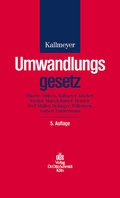 Cover: Umwandlungsgesetz - Otto Schmidt Verlag
