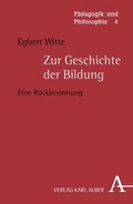 Cover: Zur Geschichte der Bildung - Karl Alber Verlag