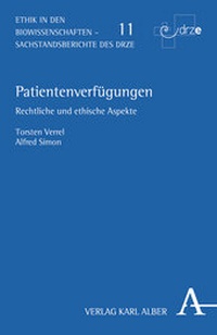Abbildung von: Patientenverfügungen - Karl Alber Verlag