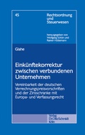 Cover: Einkuenftekorrektur Zwischen Verbundenen Unternehmen - Otto Schmidt Verlag