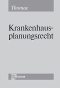 Cover: Krankenhausplanungsrecht - Otto Schmidt Verlag
