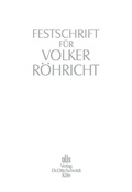 Cover: Festschrift Fuer Volker Roehricht - Otto Schmidt Verlag