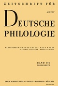 Cover: Fr&uuml;hneuhochdeutsch - Erich Schmidt Verlag