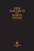 Cover: Liber Amicorum Fuer Martin Winter - Otto Schmidt Verlag