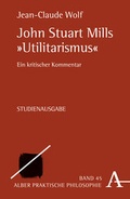 Cover: John Stuart Mills "Utilitarismus" - Karl Alber Verlag