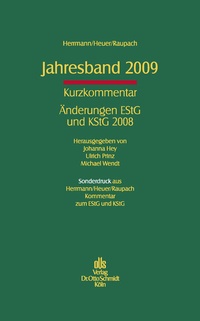 Abbildung von: Jahresband 2009 - Otto Schmidt Verlag