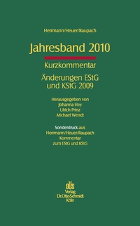 Abbildung von: Jahresband 2010 - Otto Schmidt Verlag