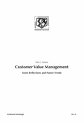 Cover: Customer Value Management - Brill Deutschland