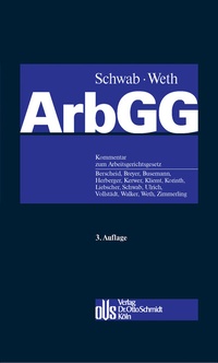 Abbildung von: Arbeitsgerichtsgesetz - Otto Schmidt Verlag