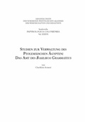 Cover: Studien zur Verwaltung des ptolem&auml;ischen &Auml;gypten: das Amt des Basilikos Grammateus - Brill Deutschland