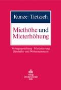 Cover: Miethoehe Und Mieterhoehung - Otto Schmidt Verlag