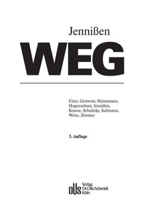 Enlarge image Cover: Wohnungseigentumsgesetz - Otto Schmidt Verlag