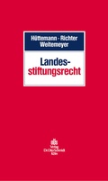 Cover: Landesstiftungsrecht - Otto Schmidt Verlag